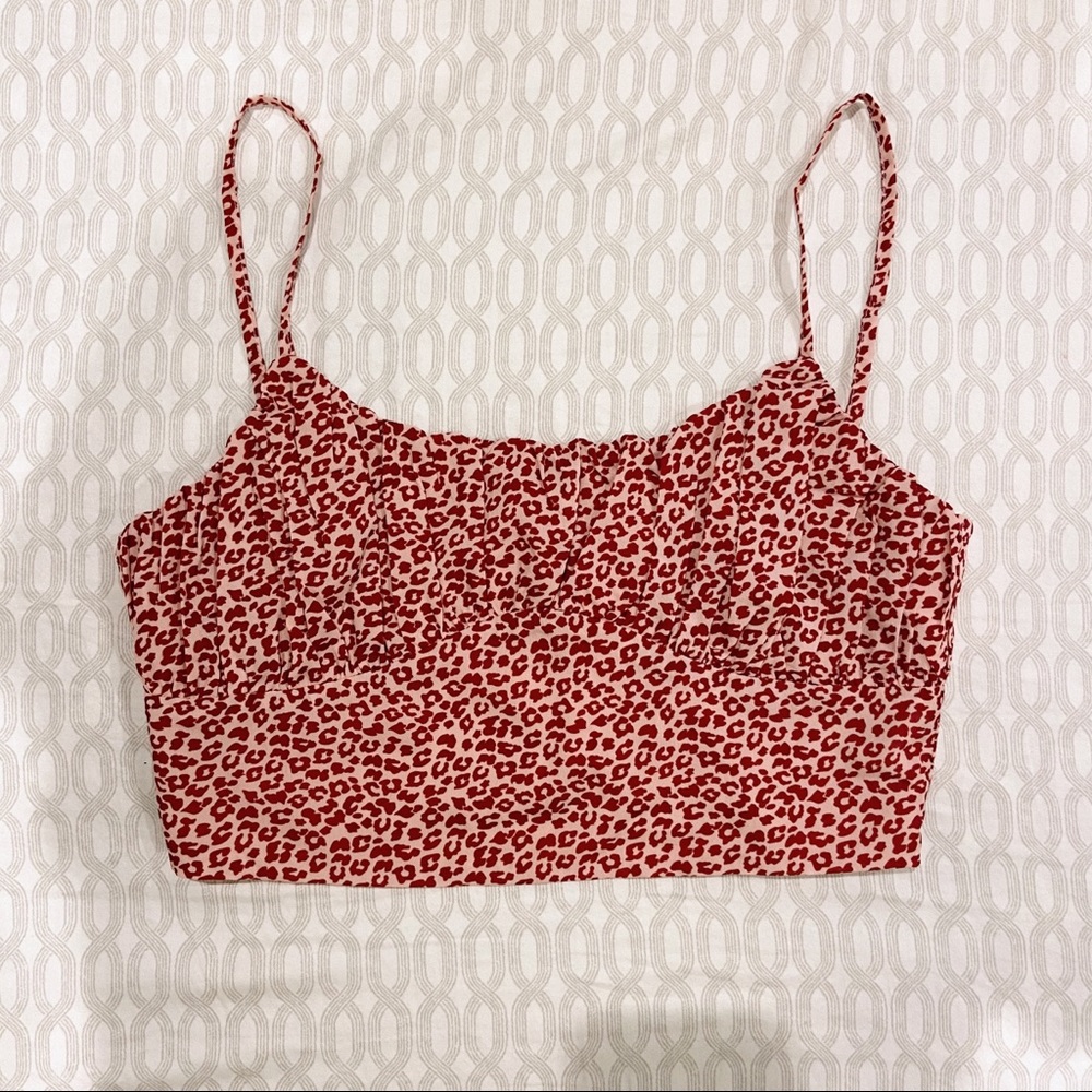 PINK LEOPARD PRINT SKIRT SET - Picture 5 of 8